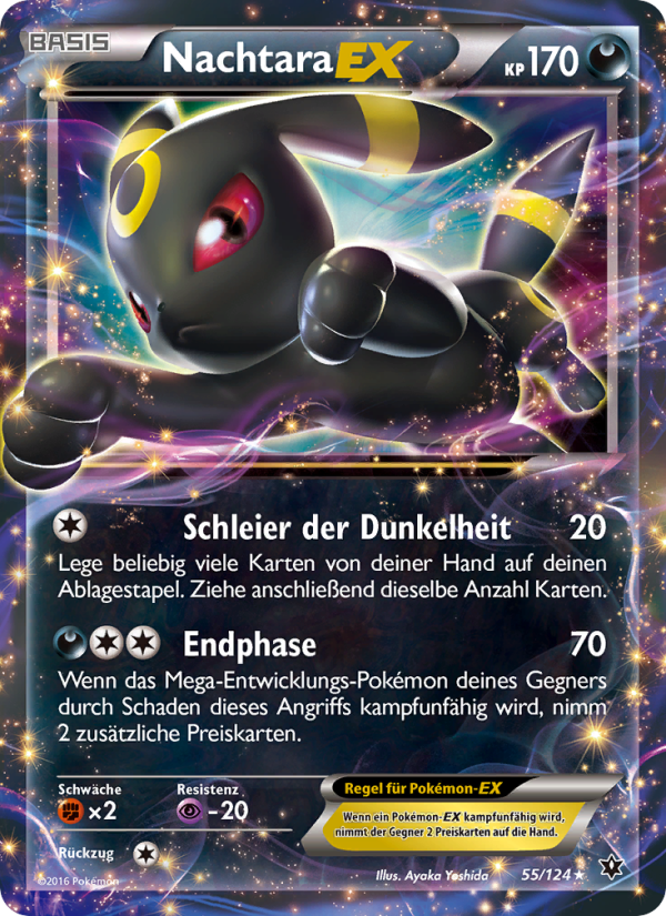 Nachtara EX 55 — Schicksalsschmiede (German Pokémon TCG card)