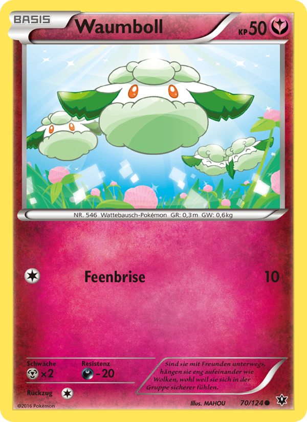 Waumboll 70 — Fates Collide (German Pokémon TCG card)