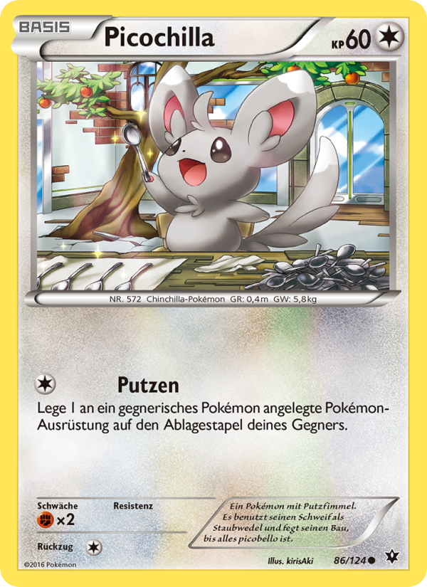 Picochilla 86 — Schicksalsschmiede (German Pokémon TCG card)