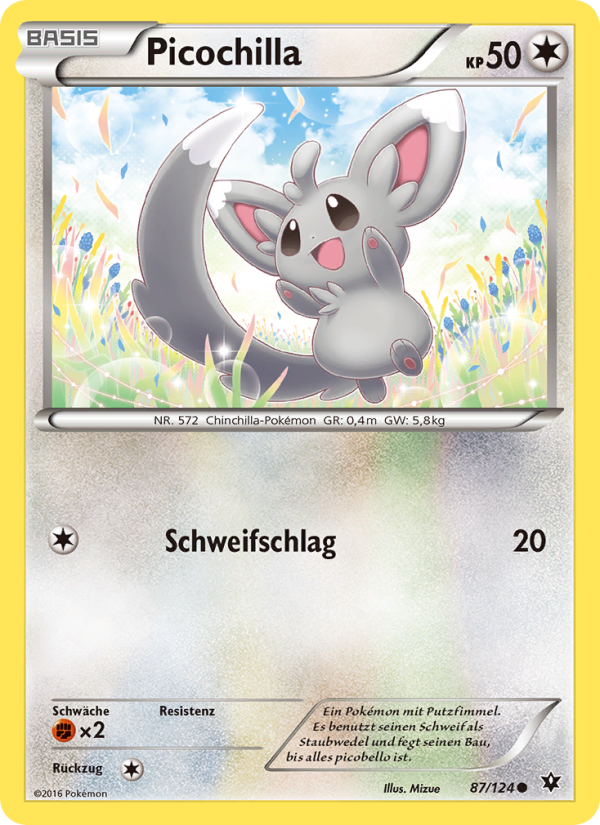 Picochilla 87 — Schicksalsschmiede (German Pokémon TCG card)