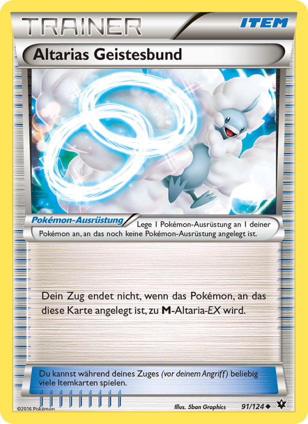 Altarias Geistesbund 91 — Schicksalsschmiede (German Pokémon TCG card)