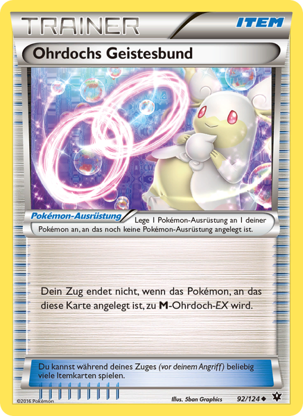 Ohrdochs Geistesbund 92 — Schicksalsschmiede (German Pokémon TCG card)