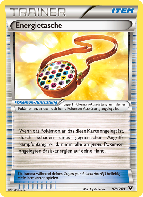 Energietasche 97 — Schicksalsschmiede (German Pokémon TCG card)