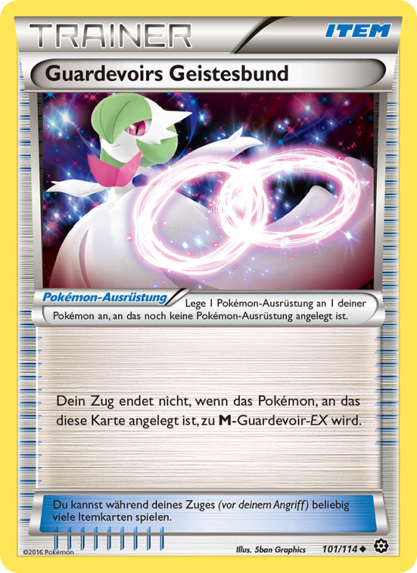 Guardevoirs Geistesbund 101 — Dampfkessel (German Pokémon TCG card)