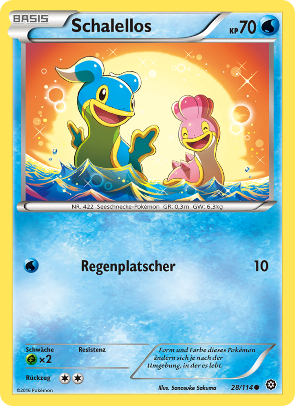 Schalellos 28 — Steam Siege (German Pokémon TCG card)