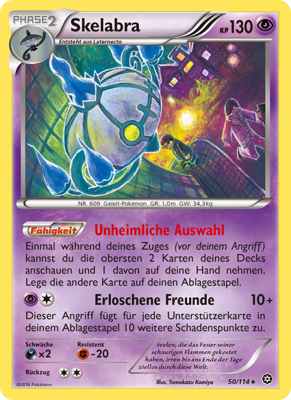 Skelabra 50 — Dampfkessel (German Pokémon TCG card)