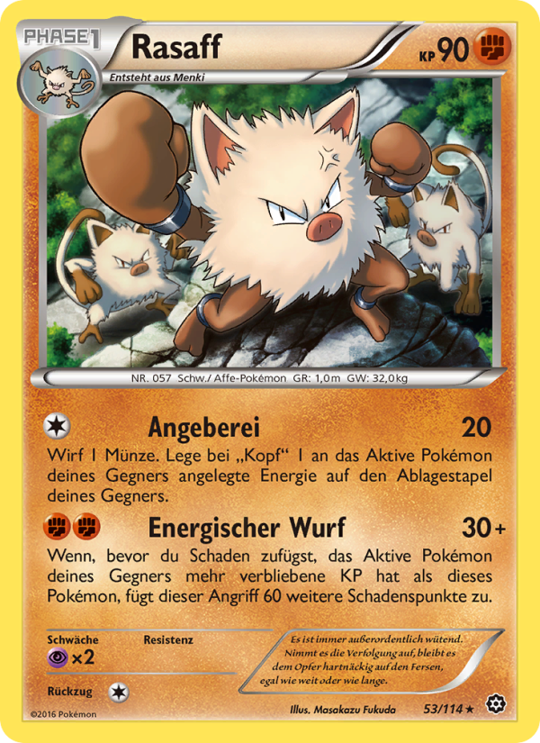 Rasaff 53 — Dampfkessel (German Pokémon TCG card)