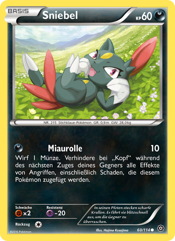 Sniebel 60 — Dampfkessel (German Pokémon TCG card)