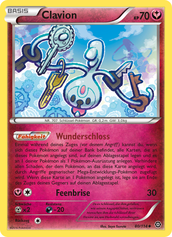 Clavion 80 — Dampfkessel (German Pokémon TCG card)