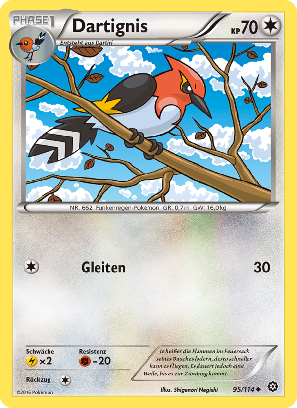 Dartignis 95 — Dampfkessel (German Pokémon TCG card)