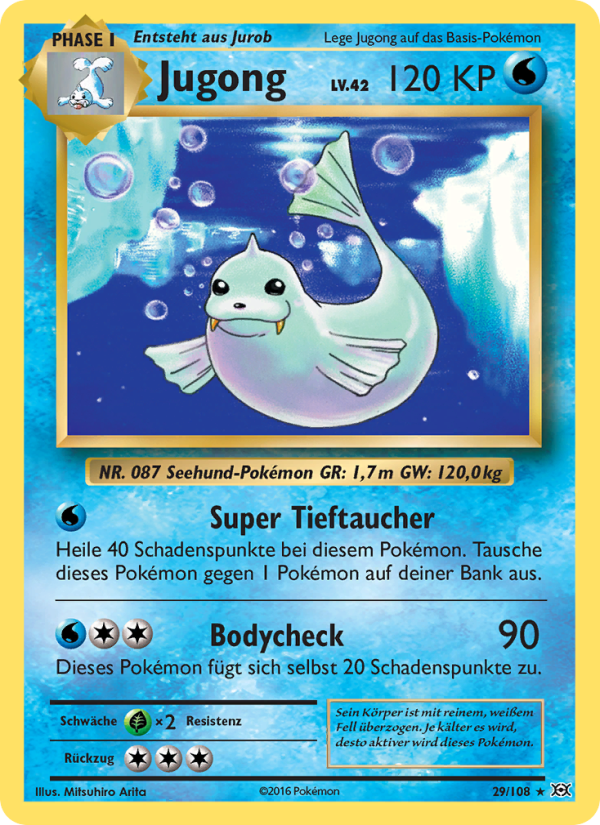 Jugong 29 — Evolutions (German Pokémon TCG card)