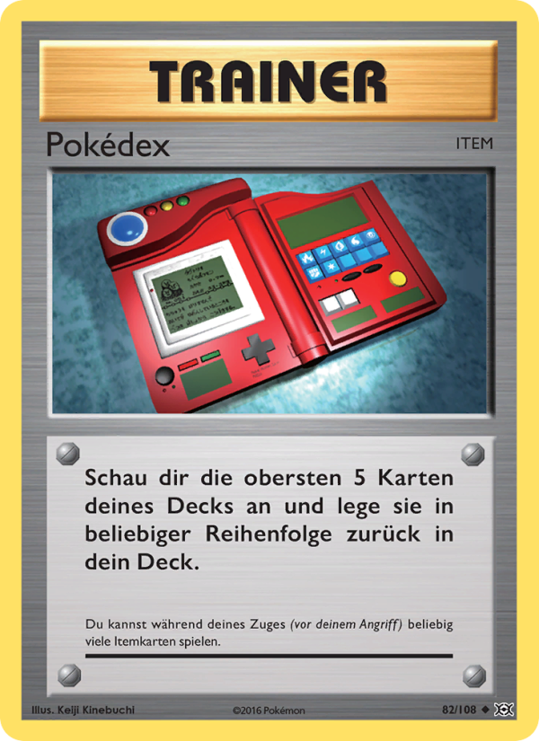 Pokédex 82 — Evolution (German Pokémon TCG card)