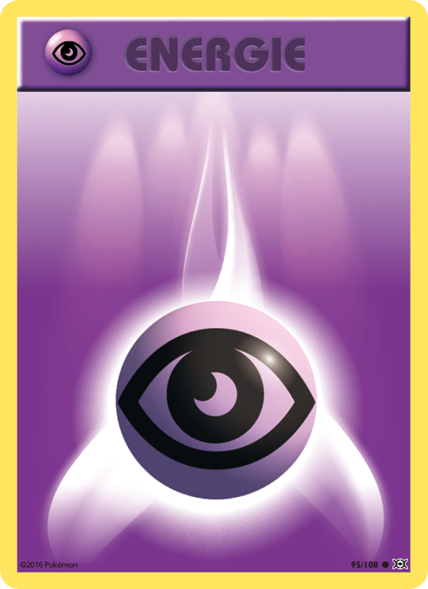 Psycho-Energie 95 — Evolution (German Pokémon TCG card)