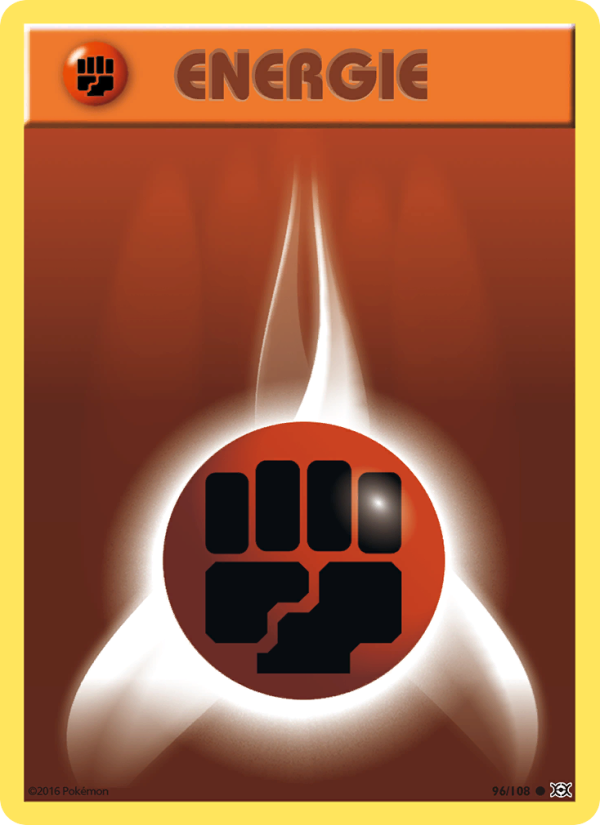 Kampf-Energie 96 — Evolution (German Pokémon TCG card)