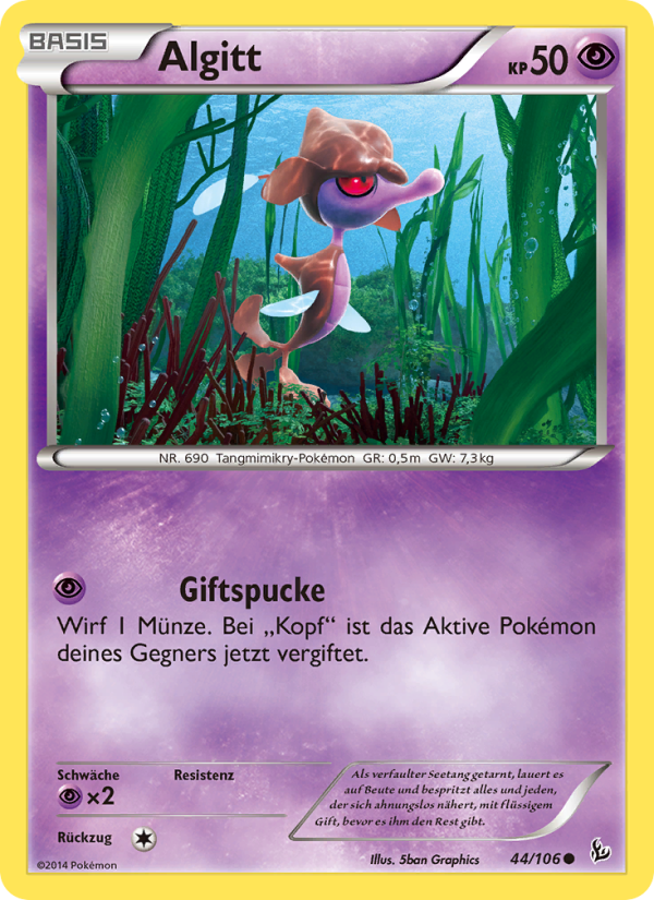 Algitt 44 — Flashfire (German Pokémon TCG card)