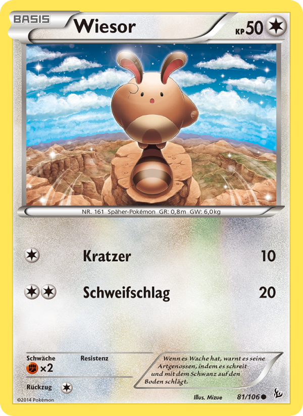 Wiesor 81 — Flashfire (German Pokémon TCG card)