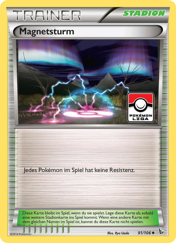Magnetsturm 91 — Flammenmeer (German Pokémon TCG card)