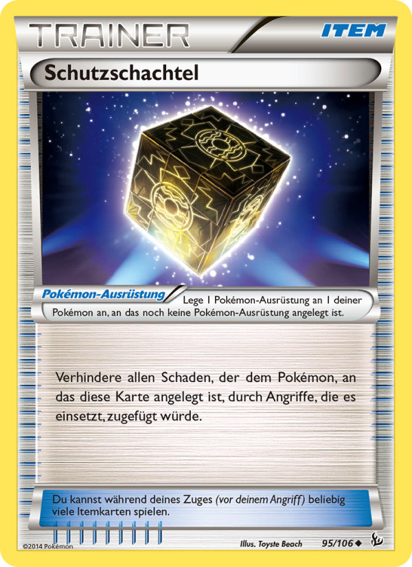 Schutzschachtel 95 — Flammenmeer (German Pokémon TCG card)