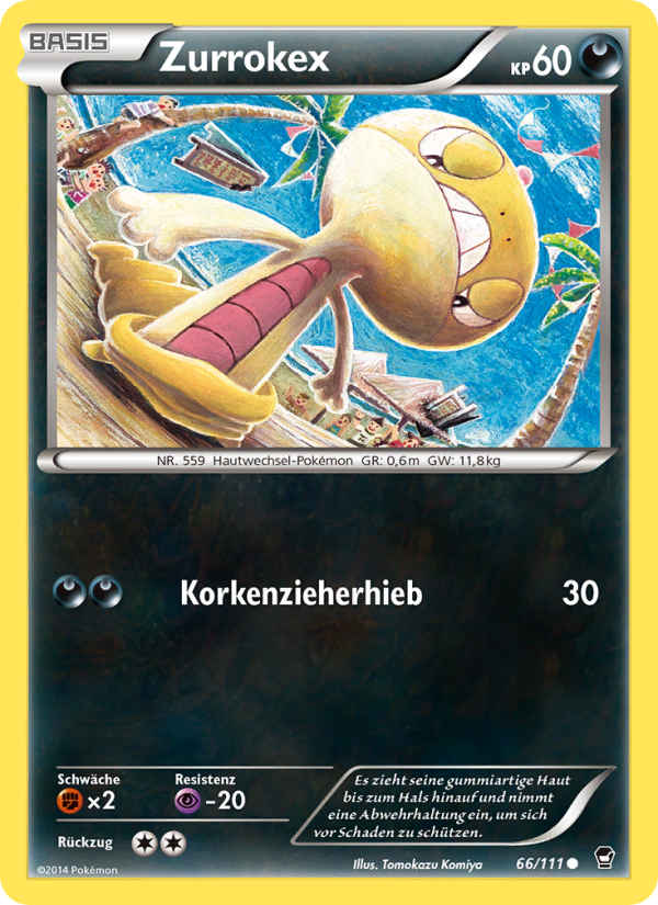 Zurrokex 66 — Furious Fists (German Pokémon TCG card)
