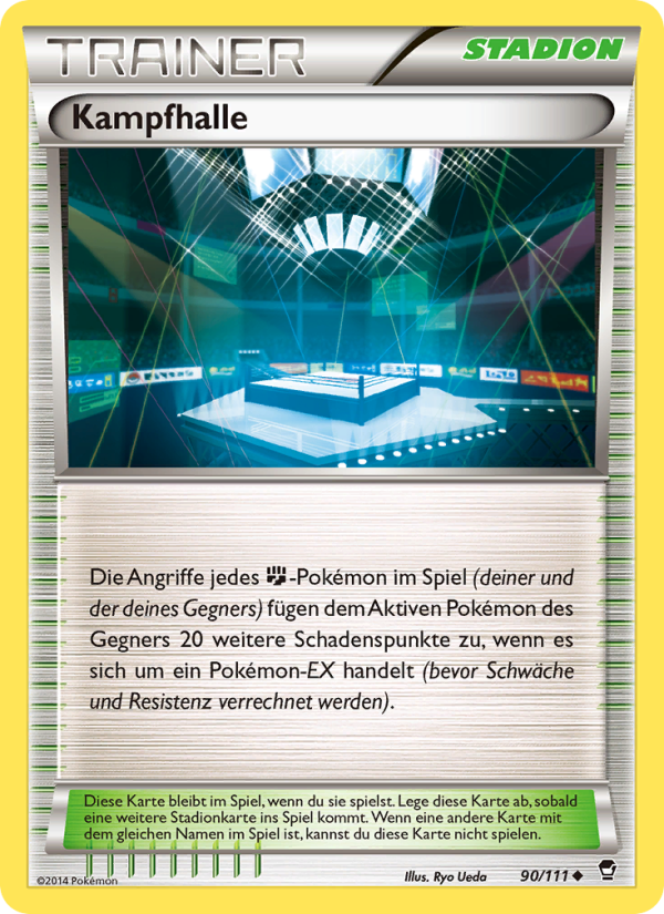Kampfhalle 90 — Fliegende Fäuste (German Pokémon TCG card)