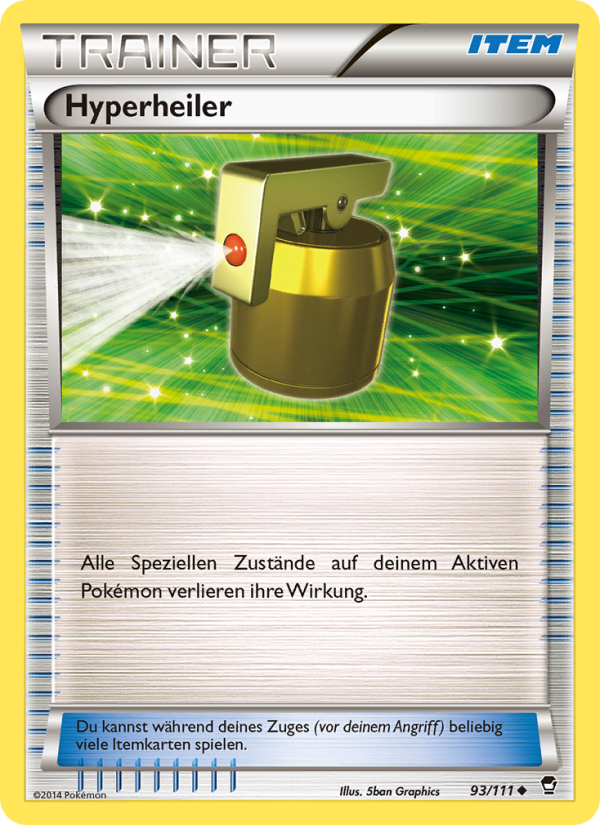 Hyperheiler 93 — Fliegende Fäuste (German Pokémon TCG card)