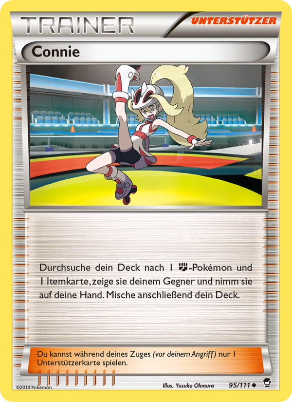 Connie 95 — Fliegende Fäuste (German Pokémon TCG card)