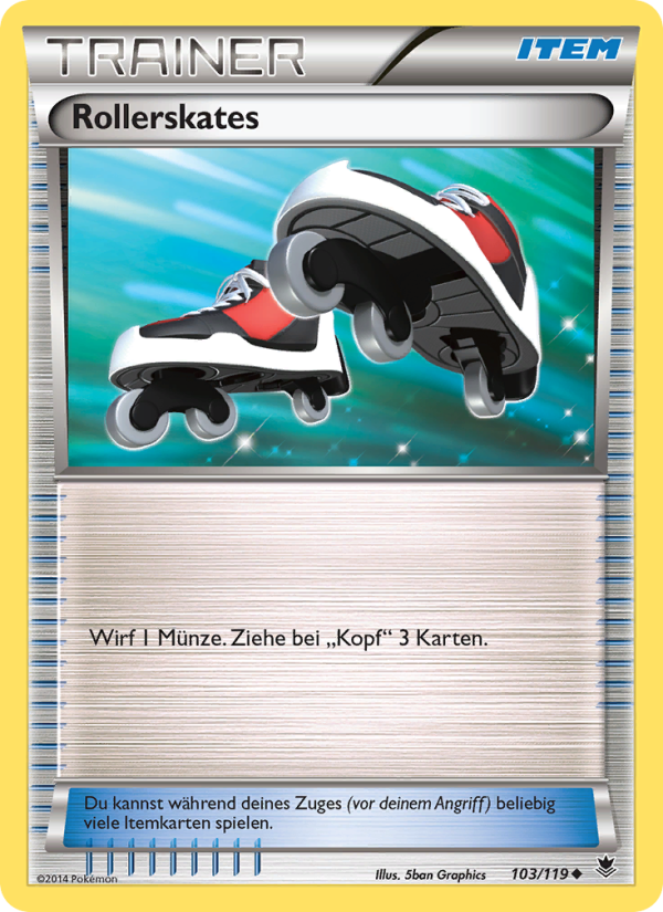 Rollerskates 103 — Phantomkräfte (German Pokémon TCG card)