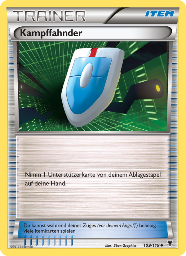 Kampffahnder 109 — Phantomkräfte (German Pokémon TCG card)