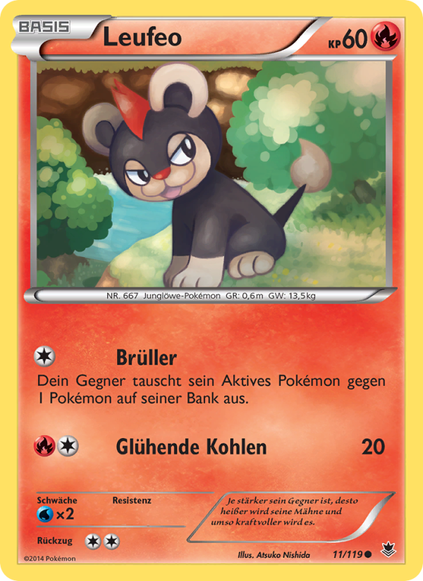 Leufeo 11 — Phantom Forces (German Pokémon TCG card)