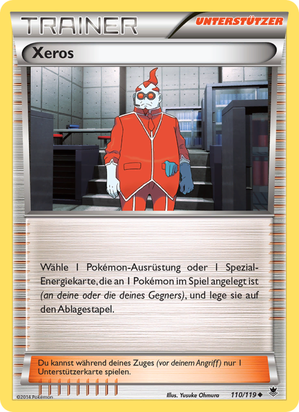 Xeros 110 — Phantomkräfte (German Pokémon TCG card)