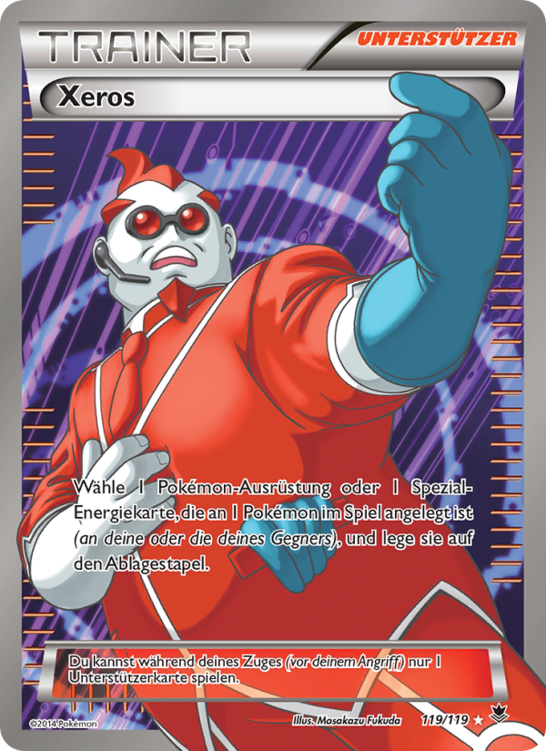 Xeros 119 — Phantomkräfte (German Pokémon TCG card)