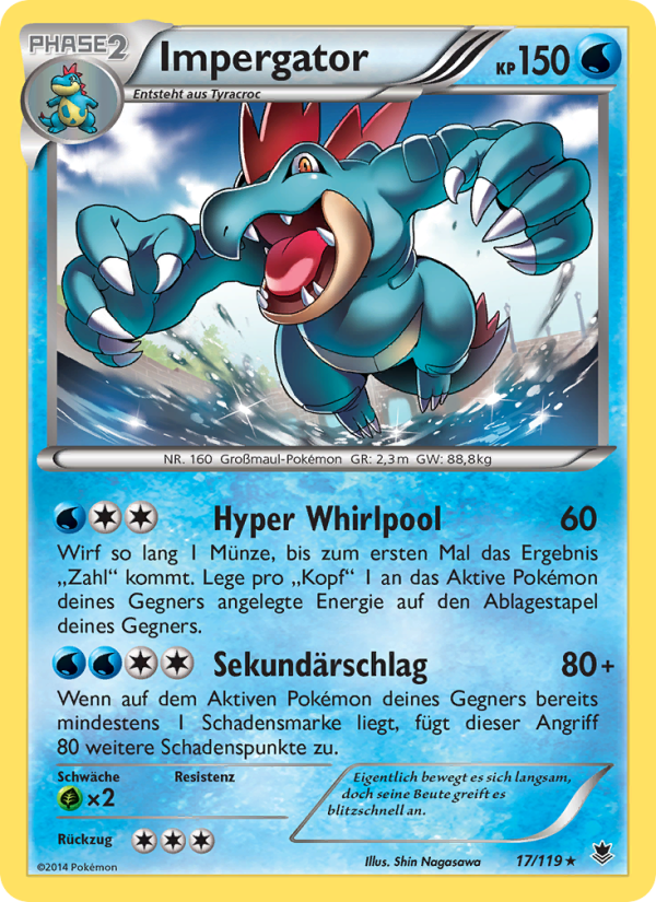 Impergator 17 — Phantom Forces (German Pokémon TCG card)
