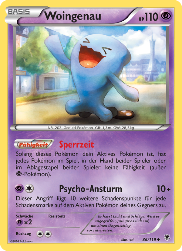 Woingenau 36 — Phantomkräfte (German Pokémon TCG card)