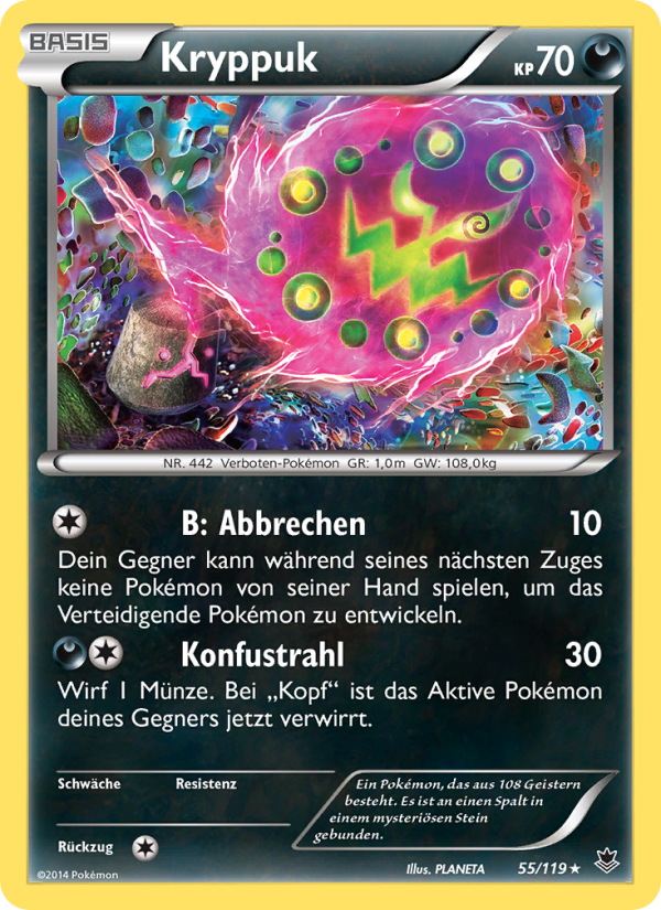 Kryppuk 55 — Phantomkräfte (German Pokémon TCG card)
