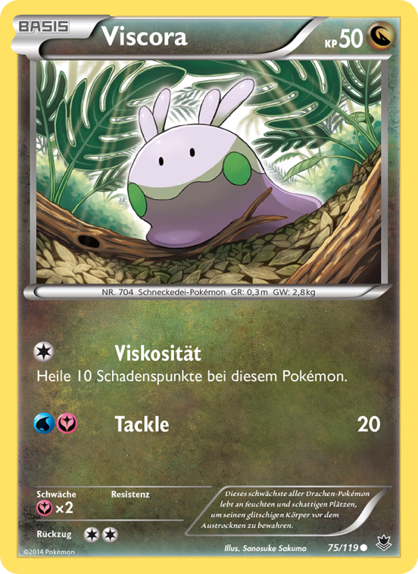 Viscora 75 — Phantomkräfte (German Pokémon TCG card)