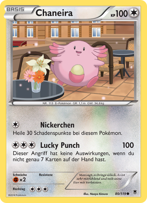 Chaneira 80 — Phantomkräfte (German Pokémon TCG card)