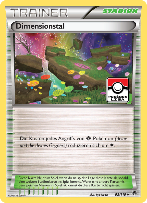 Dimensionstal 93 — Phantomkräfte (German Pokémon TCG card)