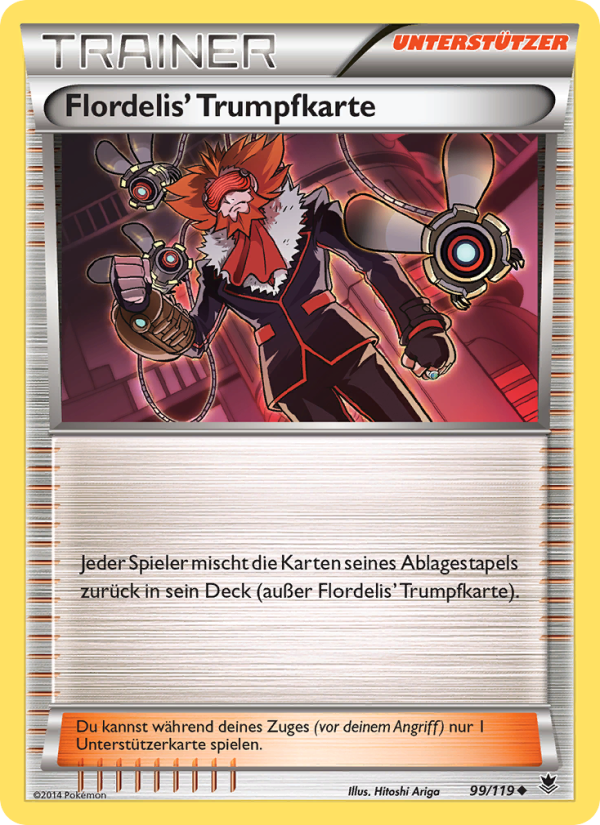 Flordelis' Trumpfkarte 99 — Phantomkräfte (German Pokémon TCG card)