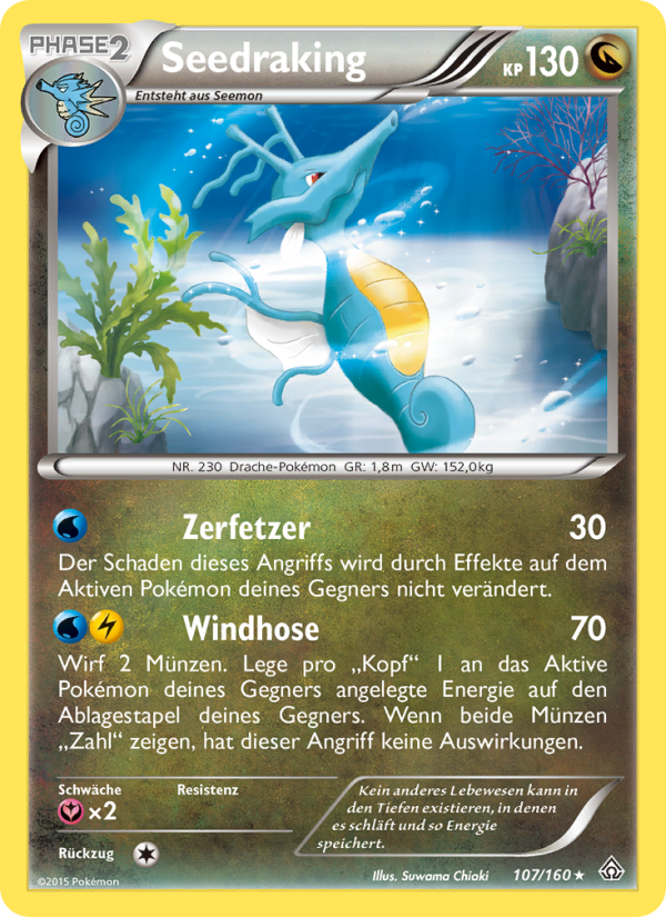 Seedraking 107 — Protoshock (German Pokémon TCG card)