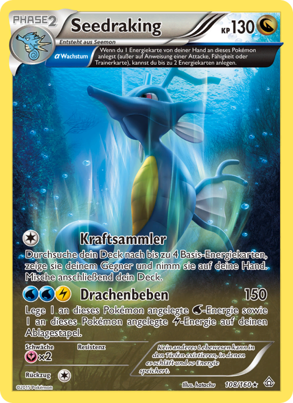 Seedraking 108 — Protoshock (German Pokémon TCG card)
