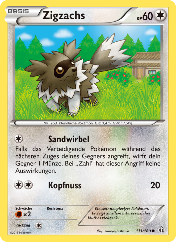 Zigzachs 111 — Protoshock (German Pokémon TCG card)