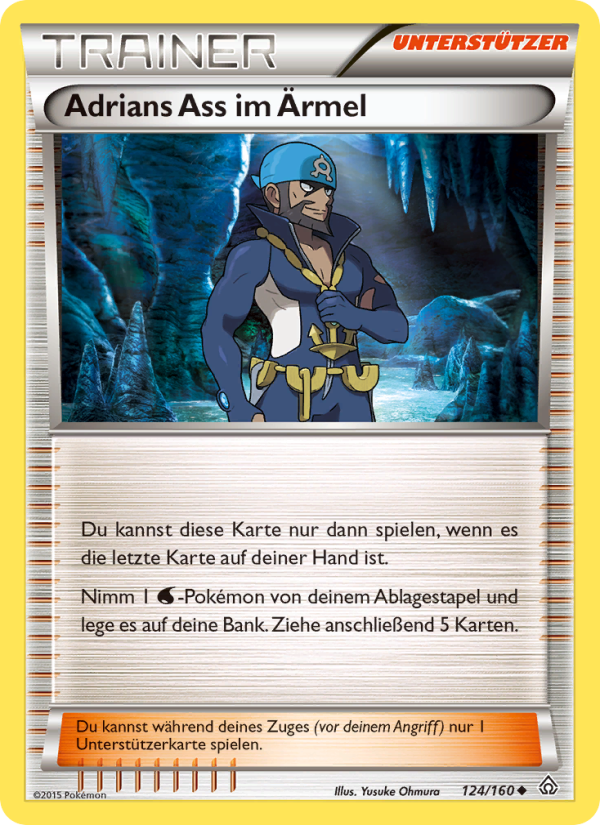 Adrians Ass im Ärmel 124 — Protoshock (German Pokémon TCG card)
