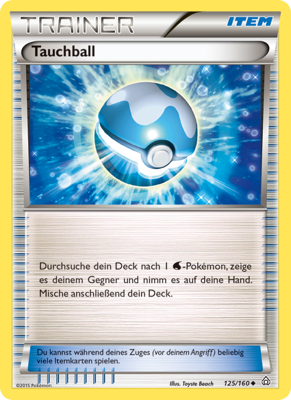 Tauchball 125 — Protoshock (German Pokémon TCG card)