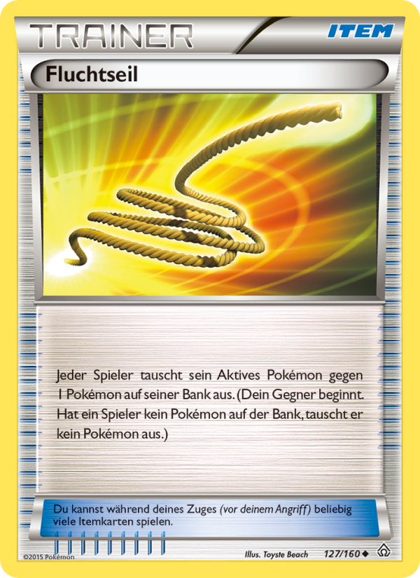 Fluchtseil 127 — Protoshock (German Pokémon TCG card)