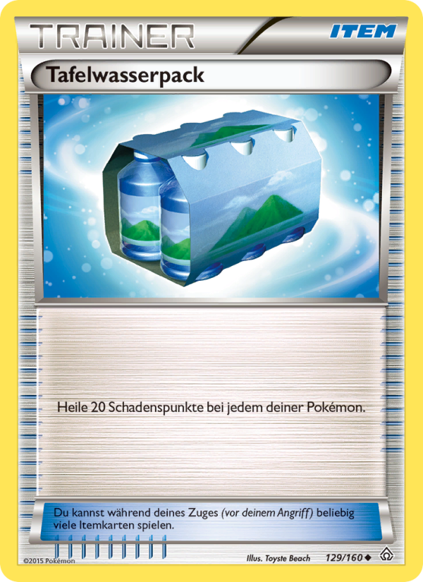 Tafelwasserpack 129 — Protoshock (German Pokémon TCG card)