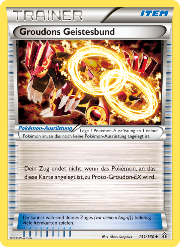 Groudons Geistesbund 131 — Protoshock (German Pokémon TCG card)
