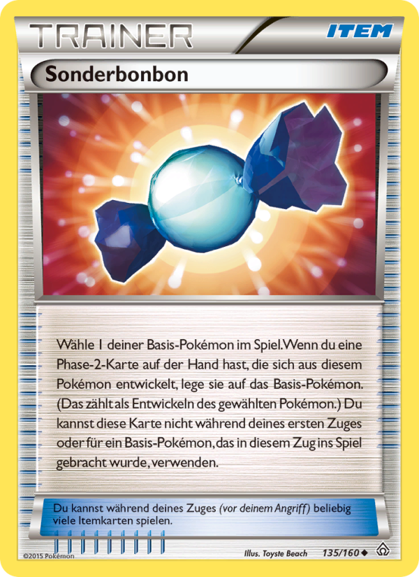 Sonderbonbon 135 — Protoshock (German Pokémon TCG card)