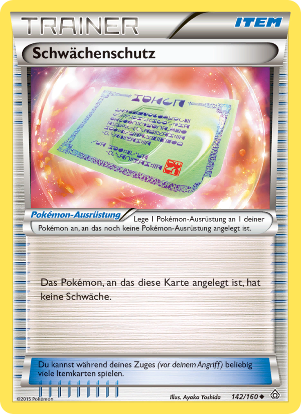 Schwächenschutz 142 — Protoshock (German Pokémon TCG card)