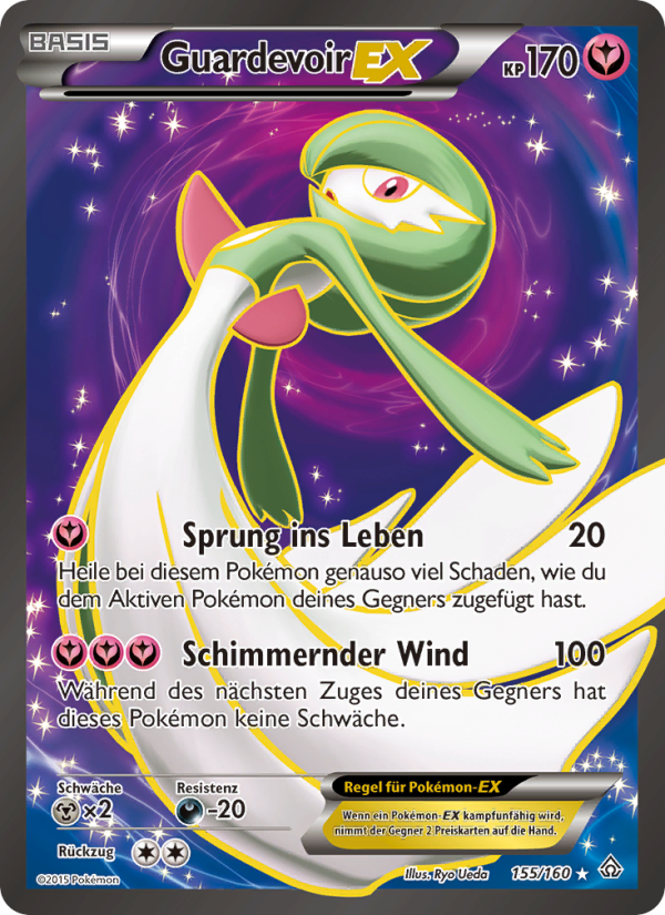 Guardevoir EX 155 — Protoshock (German Pokémon TCG card)