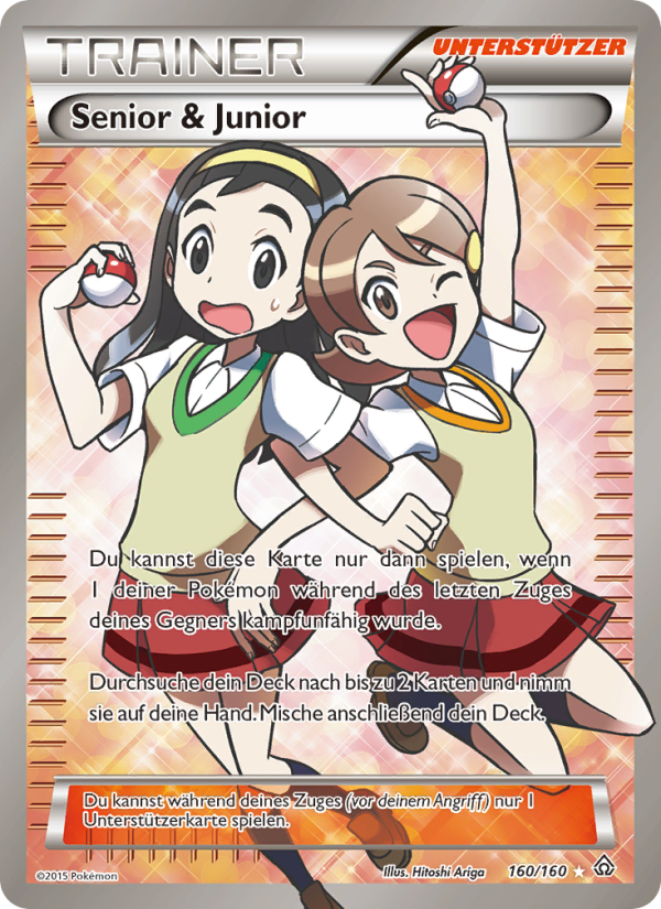 Senior & Junior 160 — Protoshock (German Pokémon TCG card)